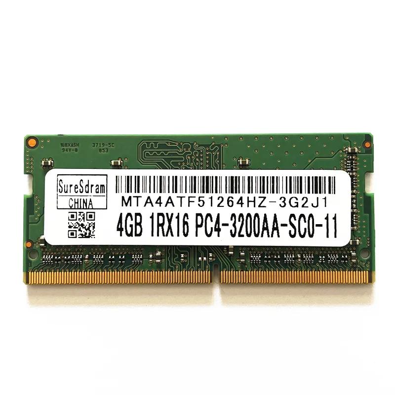 MTA4ATF51264HZ-3G2J1 Ʈ ޸𸮿 DDR4 RAM, 4GB, 3200MHz, ddr4 4GB, 1RX16 PC4-3200AA-SC0-11